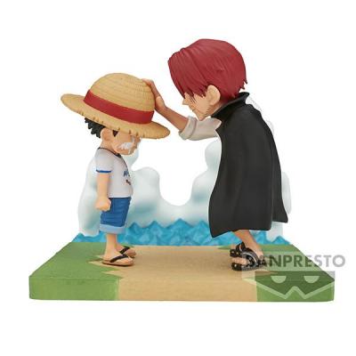 One Piece WCF Log Stories Monkey D Luffy & Shanks 7cm - W105