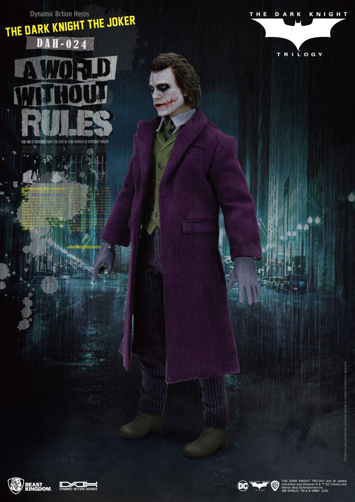 Batman the dark knight figurine dynamic action heroes the joker 2
