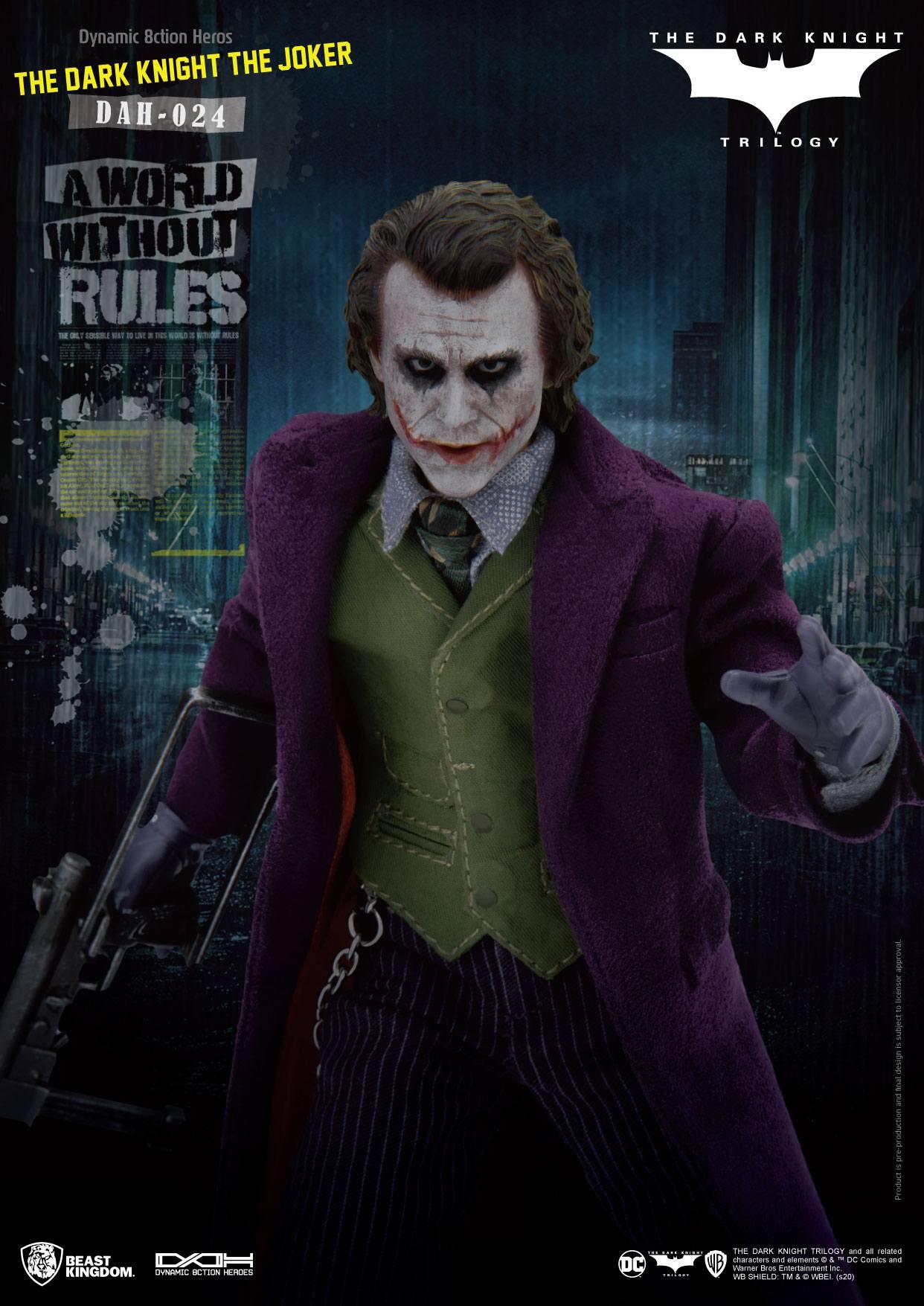Batman the dark knight figurine dynamic action heroes the joker 6