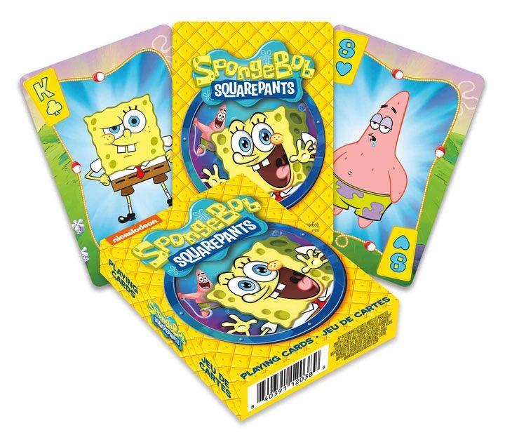 Bob l eponge jeu de cartes a jouer cartoon
