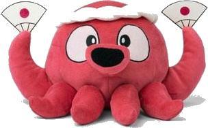 Parodius peluche Takosuke 16 cm