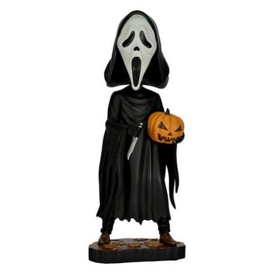 Scream Head Knocker Ghost Face with Pumpkin 20 cm