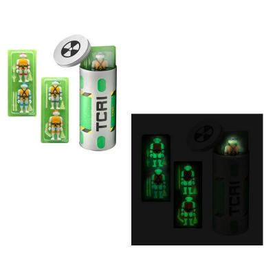 Les Tortues ninja ReAction pack 4 figurines Ooze Canister GITD SDCC 2020 10 cm Glow