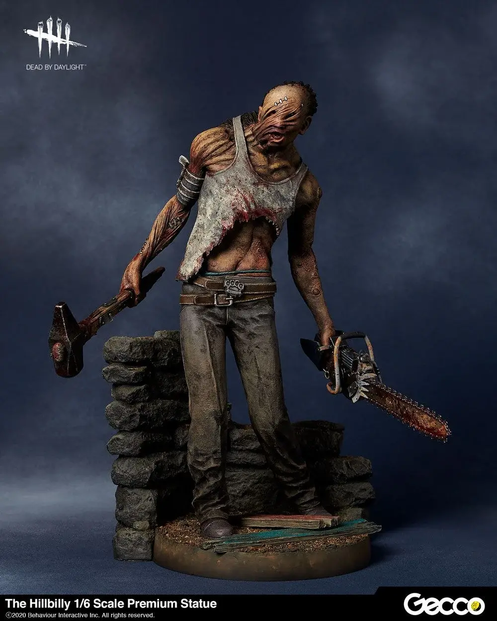 Dead by daylight statuette pvc 16 the hillbilly 31 cm 1