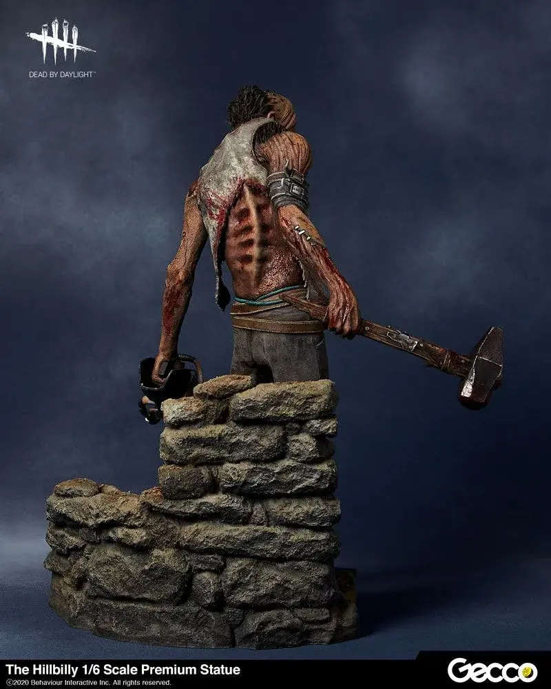 Dead by daylight statuette pvc 16 the hillbilly 31 cm 3