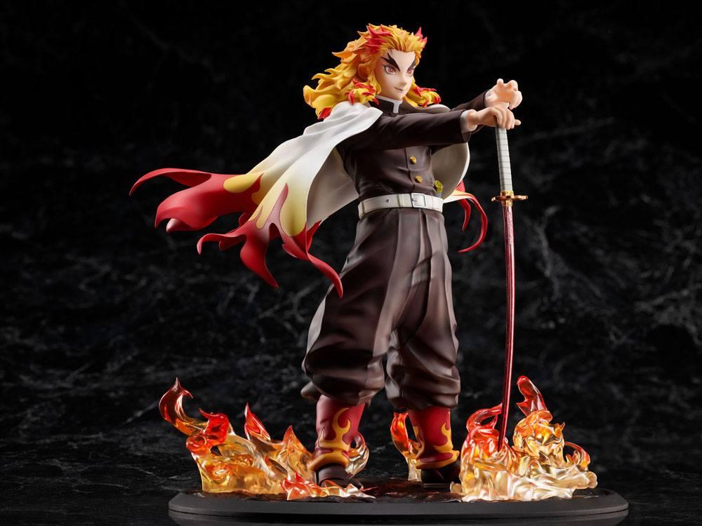 Demon slayer kimetsu no yaiba statuette 18 mugen train kyojuro rengoku 20 cm 5