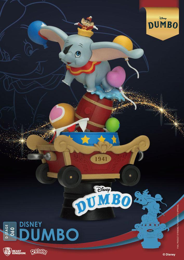 Disney classic animation series diorama pvc d stage dumbo 15 cm 1
