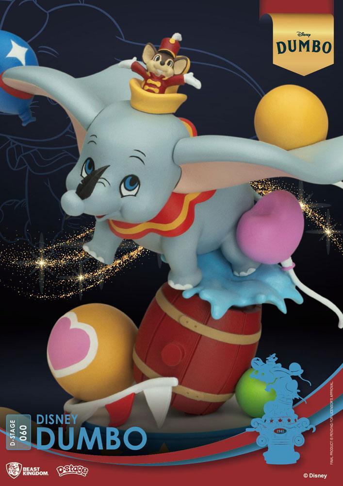 Disney classic animation series diorama pvc d stage dumbo 15 cm 3
