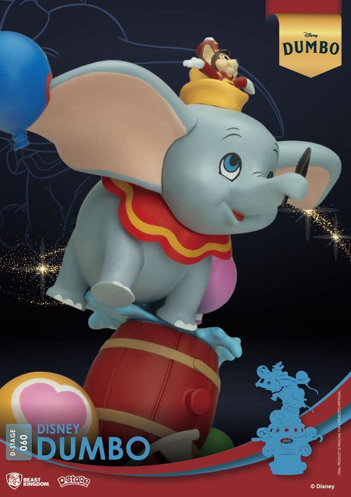 Disney classic animation series diorama pvc d stage dumbo 15 cm 4