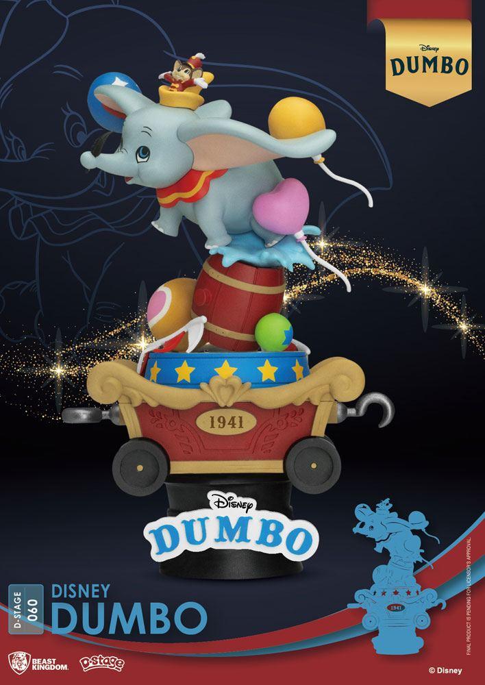 Disney classic animation series diorama pvc d stage dumbo 15 cm 7