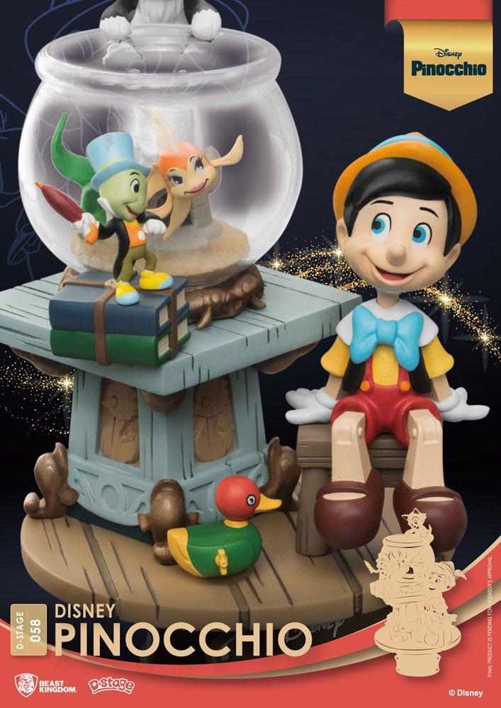 Disney classic animation series diorama pvc d stage pinocchio 15 cm 1