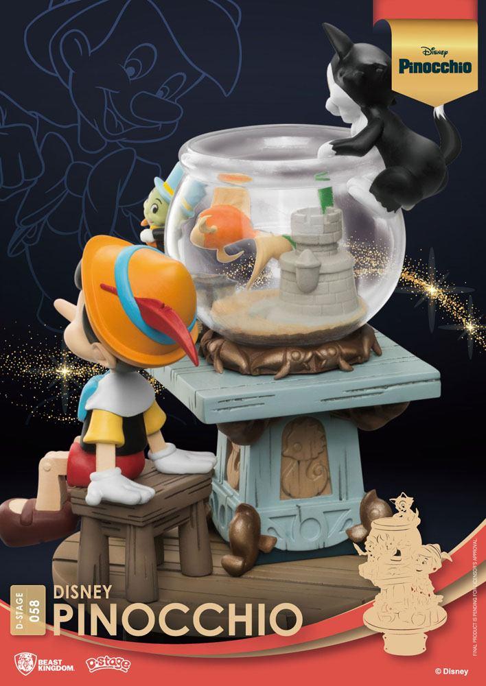 Disney classic animation series diorama pvc d stage pinocchio 15 cm 2