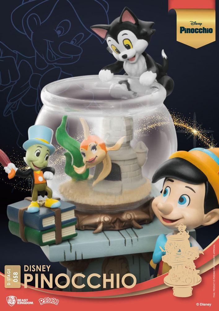 Disney classic animation series diorama pvc d stage pinocchio 15 cm 3