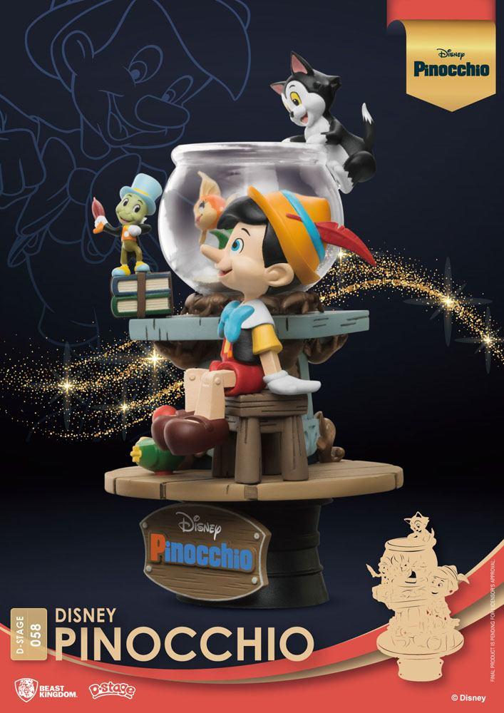 Disney classic animation series diorama pvc d stage pinocchio 15 cm 4