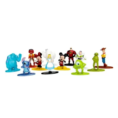 Disney pack 10 figurines diecast nano metalfigs wave 1 4 cm suukoo toys