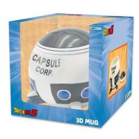 Dragon ball mug 3d vaisseau capsule corp x2 2 