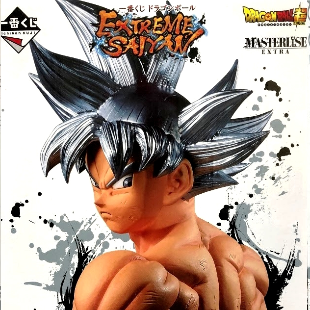 Dragon ball super statuette pvc ichibansho son goku ultra instinct extreme saiyan 30 cm