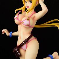 Fairy tail lucy swimwear rose suukoo toys figurine 2 