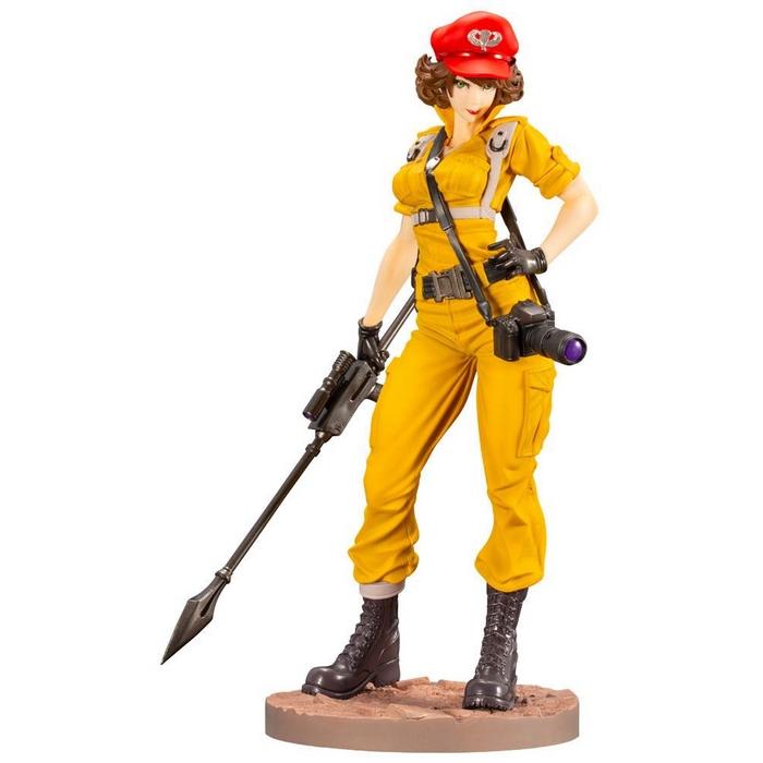 G i joe bishoujo statuette pvc 17 lady jaye canary ann color version 23 cm 1