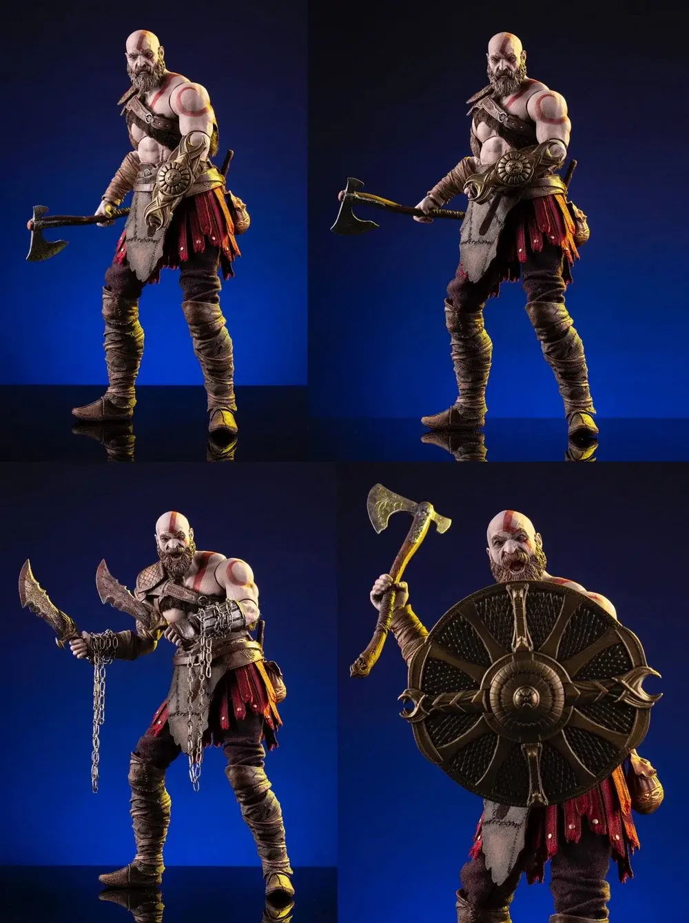 God of war 2018 figurine 16 kratos 33 cm