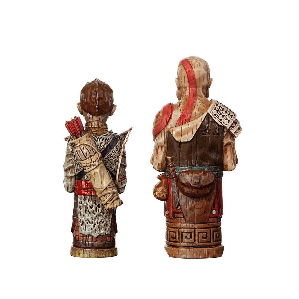 God of war pack 2 statuettes atreus toys 16 18 cm 1
