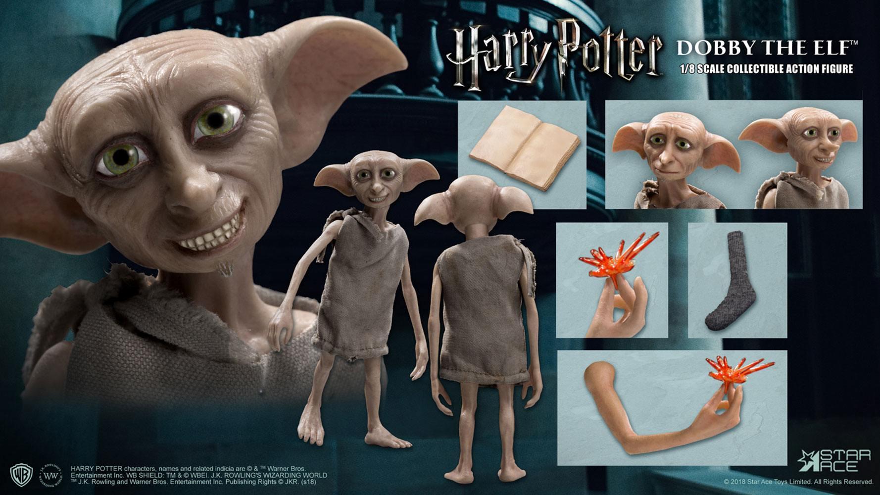 Harry potter et la chambre des secrets figurine real master series dobby 7