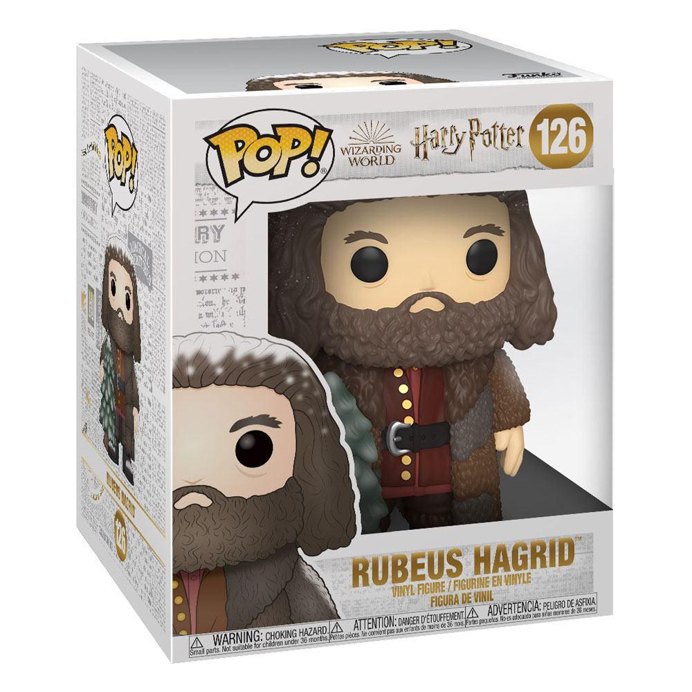 Harry potter figurine super sized pop vinyl holiday rubeus hagrid 15 cm 2