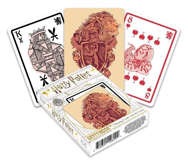 Harry potter jeu de cartes a jouer gryffondor