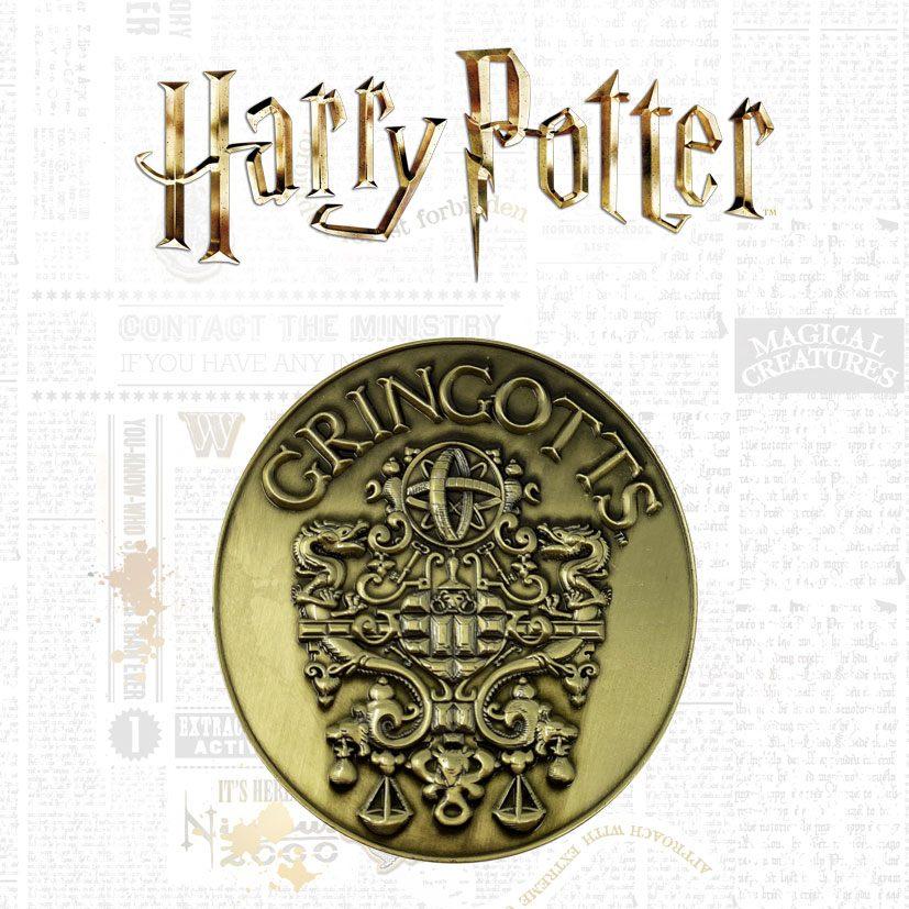 Harry potter medaillon gringotts crest limited edition 1