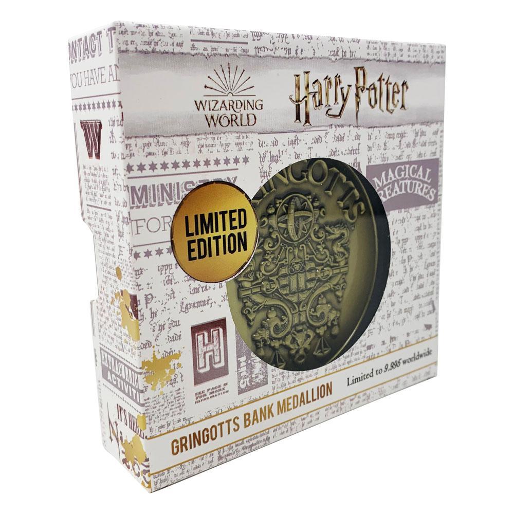 Harry potter medaillon gringotts crest limited edition 2