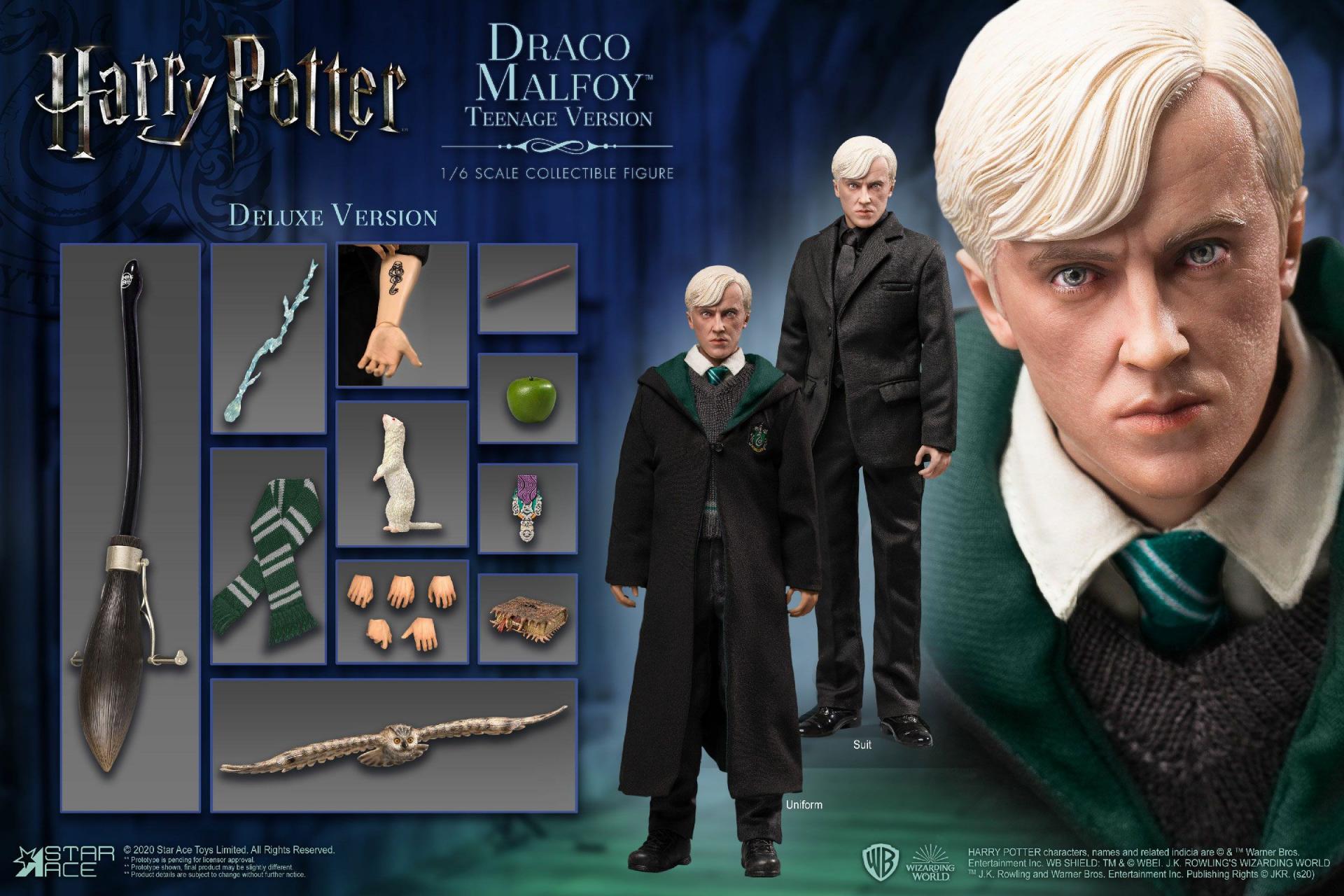 Harry potter my favourite movie figurine 16 draco malfoy teenager deluxe version 26 cm 1