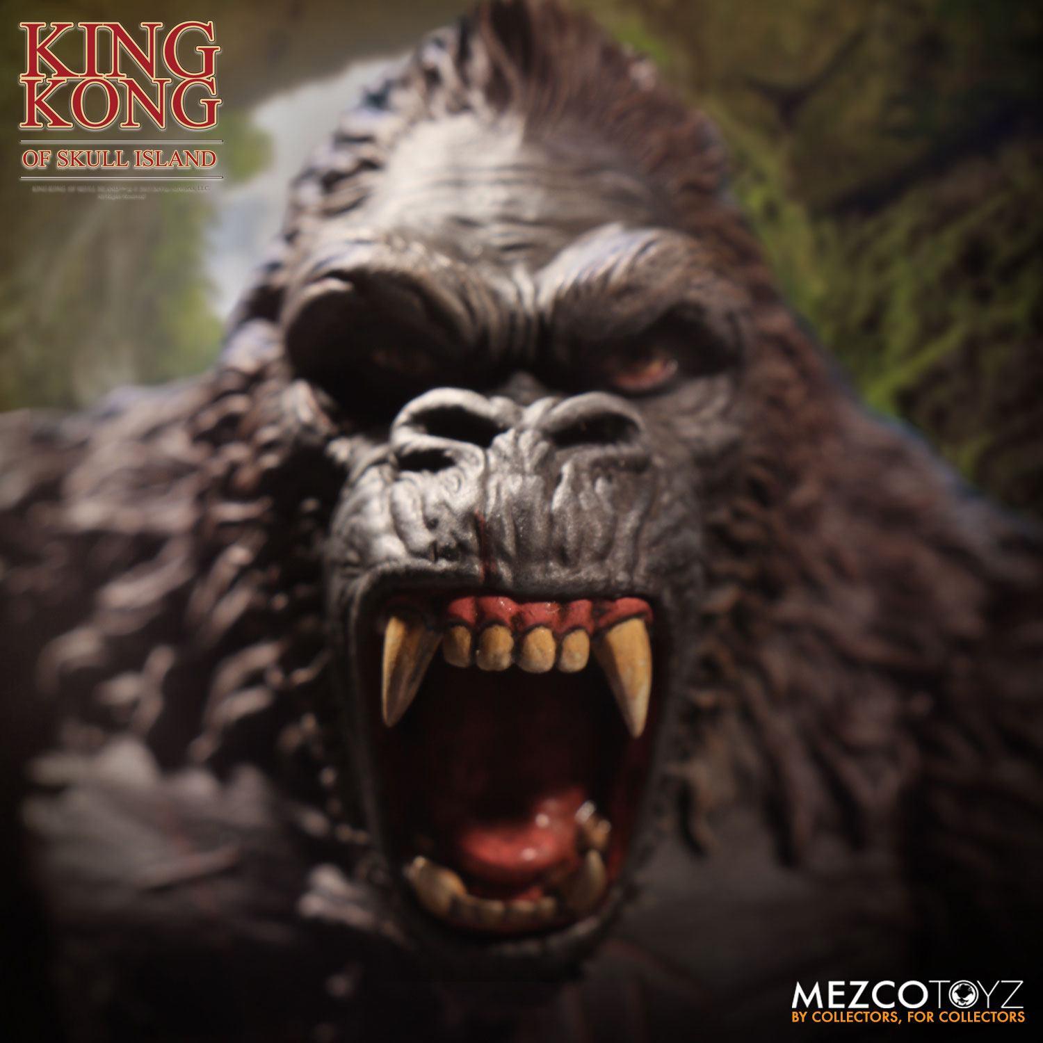 King kong figurine king kong of skull island 18 cm mezco 3 