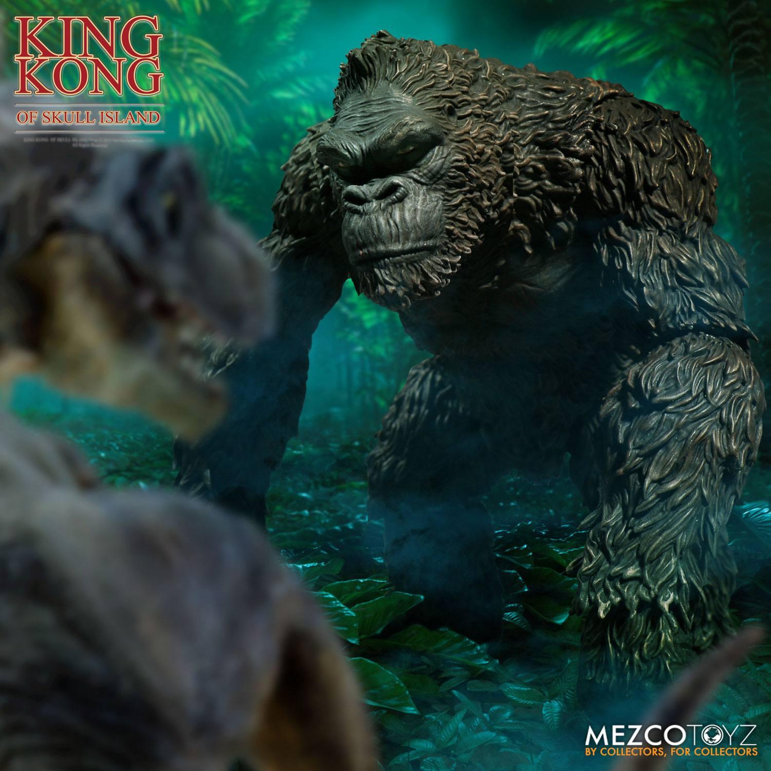 King kong figurine king kong of skull island 18 cm mezco 5 