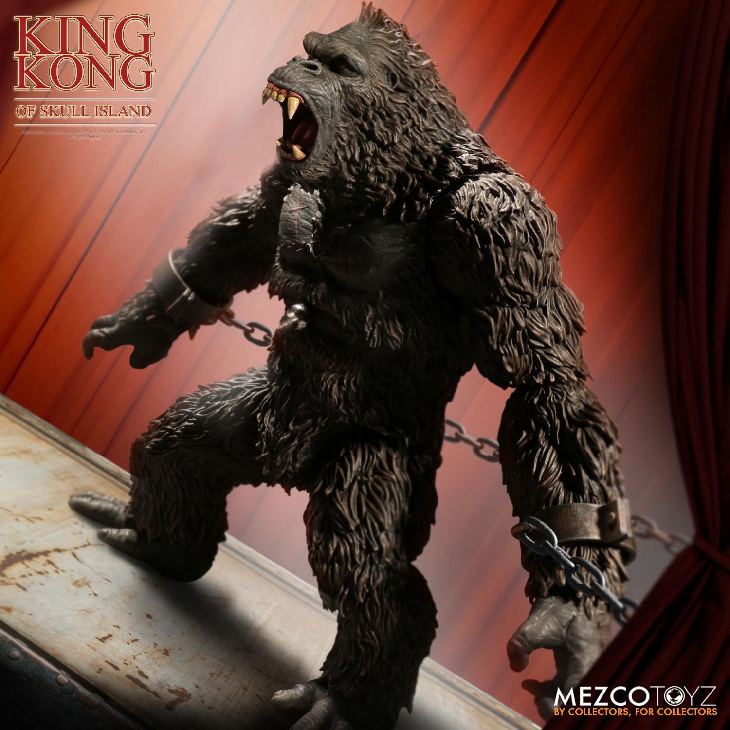 King kong figurine king kong of skull island 18 cm mezco 7 