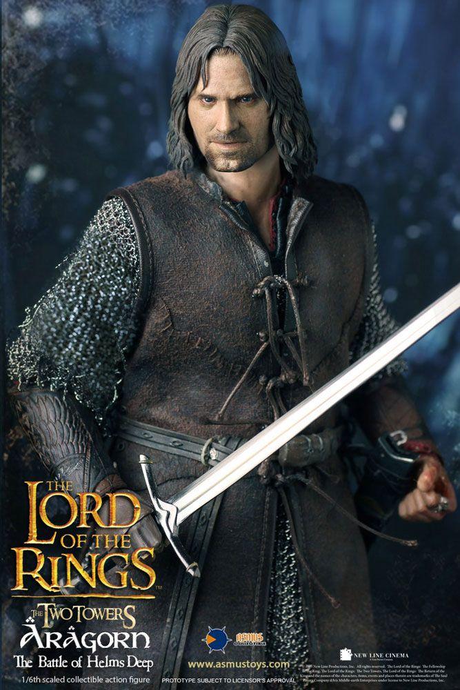 Le seigneur des anneaux figurine 16 aragorn at helm s deep 30 cm 3