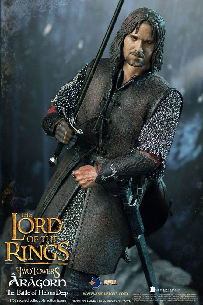 Le seigneur des anneaux figurine 16 aragorn at helm s deep 30 cm 4