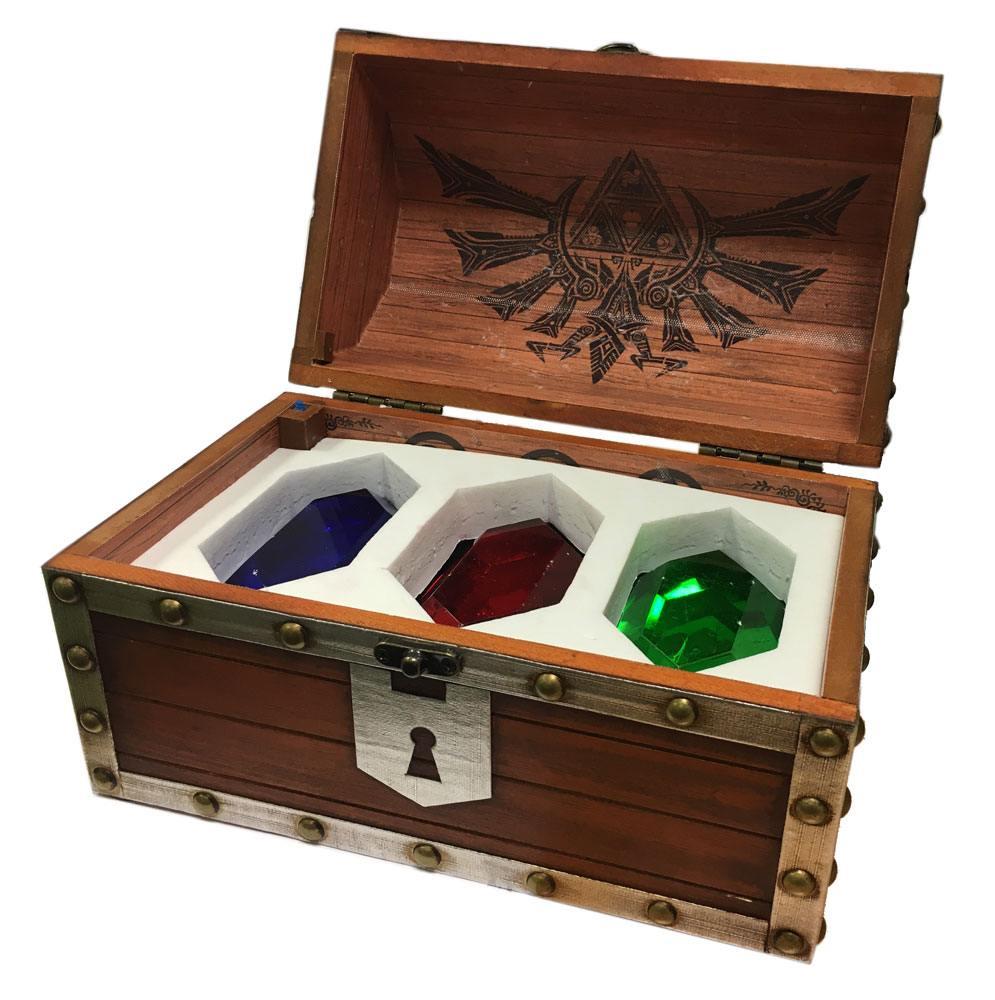Legend of zelda coffret 3 presse papiers rupee chest 3