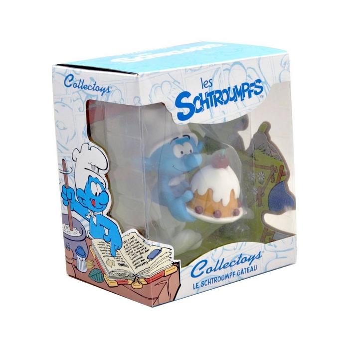 Les schtroumpfs statuette collector collection schtroumpf patissier 15 cm suukoo toys 1