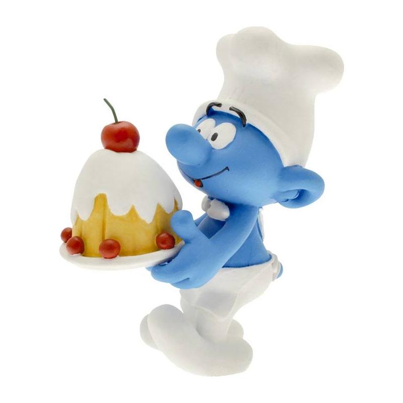 Les schtroumpfs statuette collector collection schtroumpf patissier 15 cm suukoo toys 2