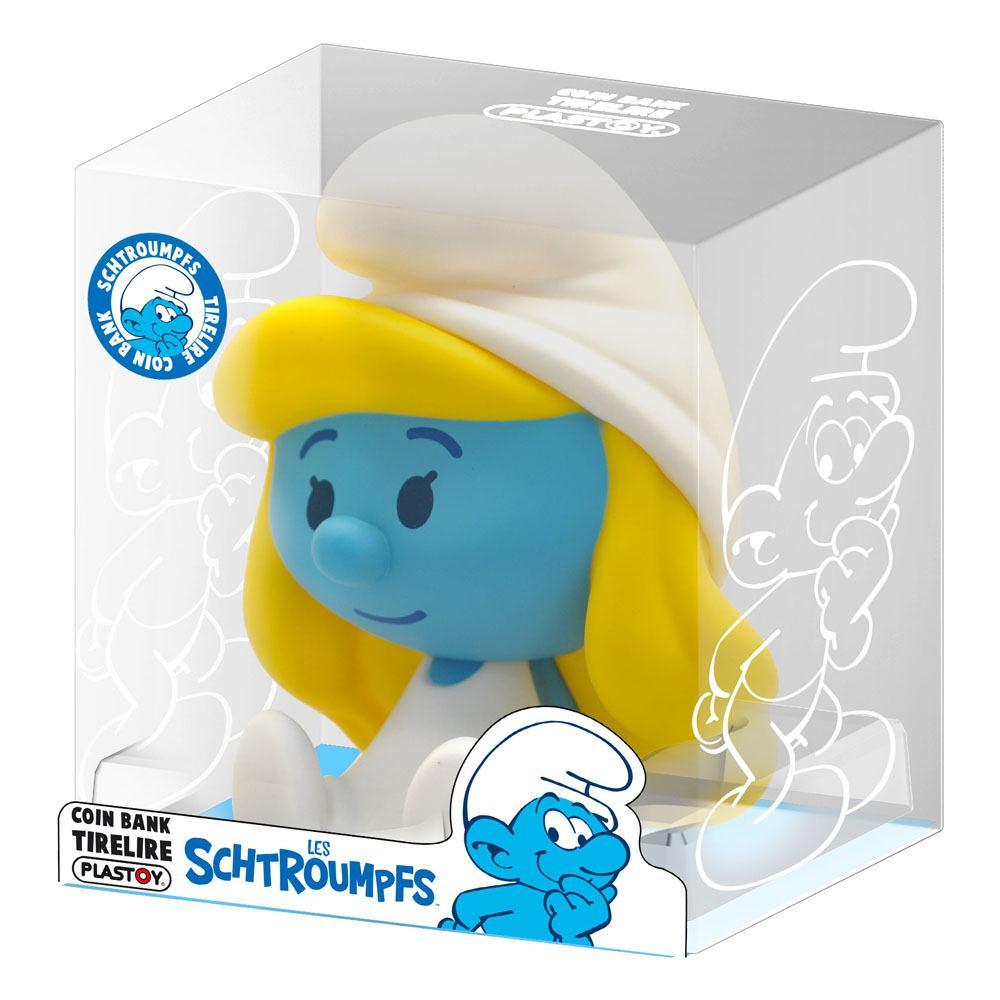 Les schtroumpfs tirelire chibi pvc schtroumpfette 16 cm 2