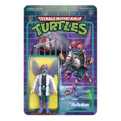 Les Tortues ninja figurine ReAction Baxter Stockman 10 cm super7