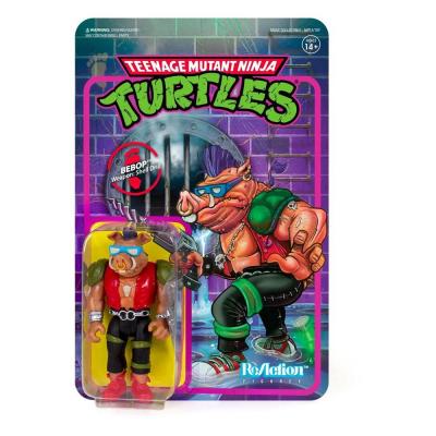 Les Tortues ninja figurine ReAction Bebop 10 cm super7