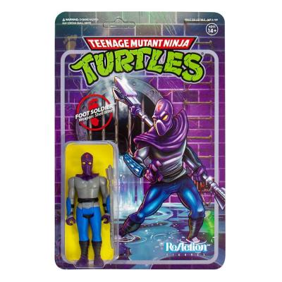 Les Tortues ninja figurine ReAction Foot Soldier 10 cm super7