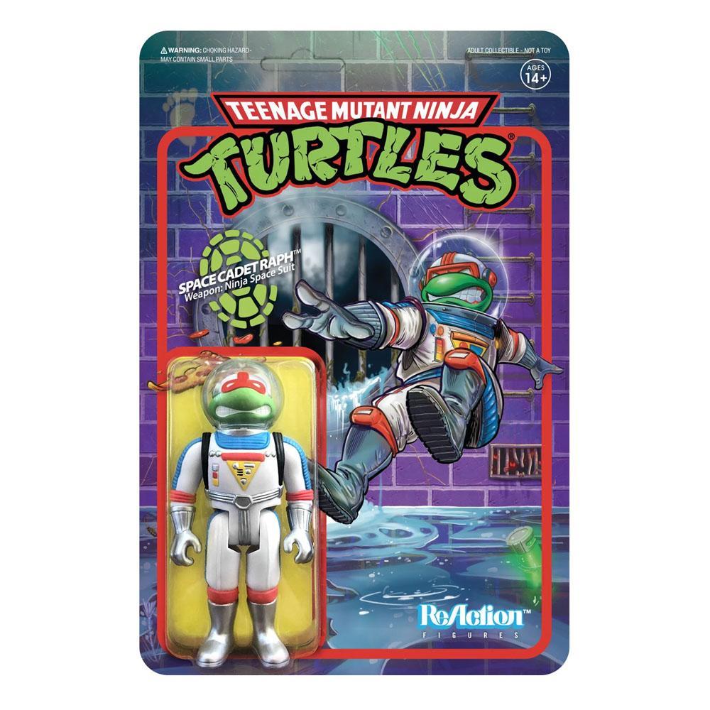 Les tortues ninja figurine reaction space cadet raphael 10 cm super7
