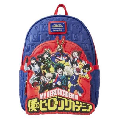 My Hero Academia Loungefly Mini Sac A Dos Group Debossed Logo