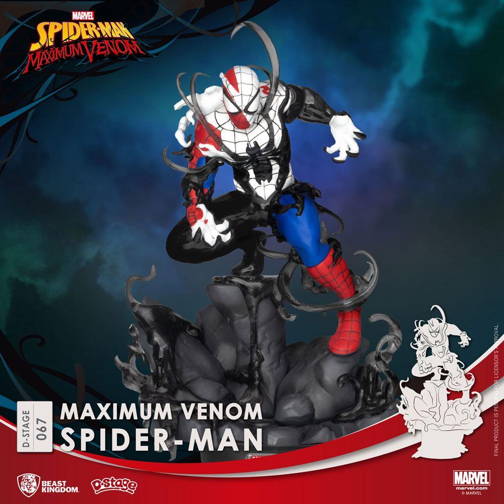 Marvel comics diorama pvc d stage maximum venom spider man 16 cm 1