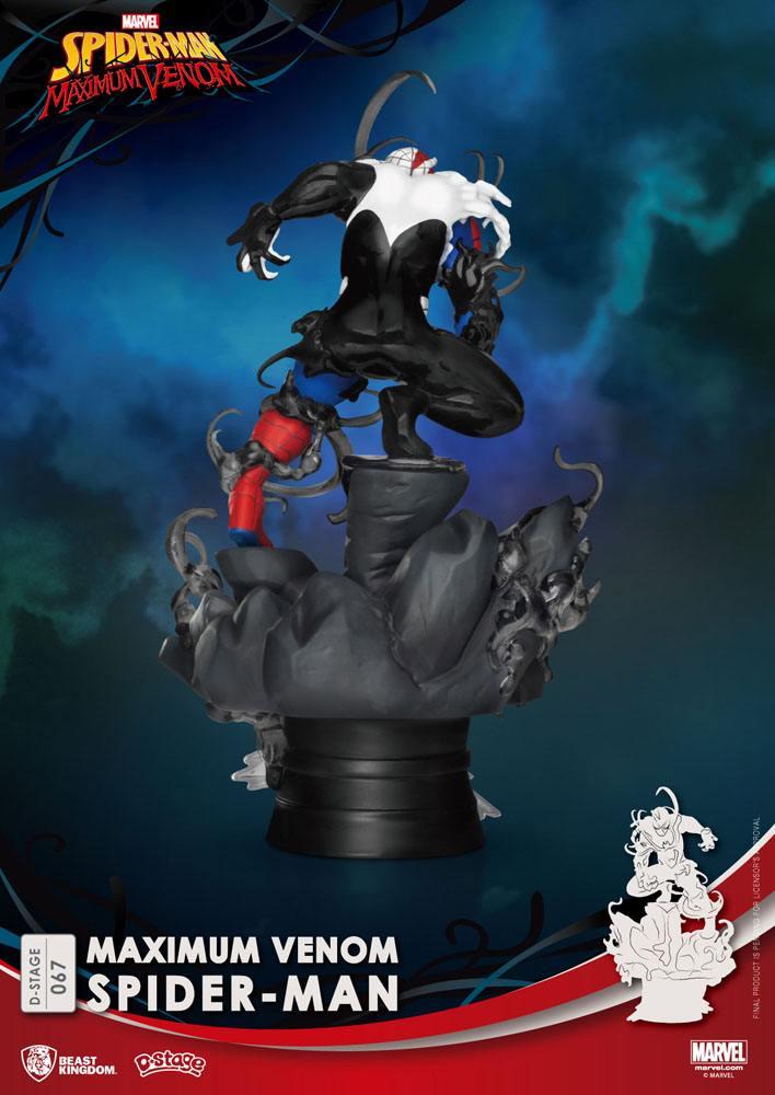 Marvel comics diorama pvc d stage maximum venom spider man 16 cm 4