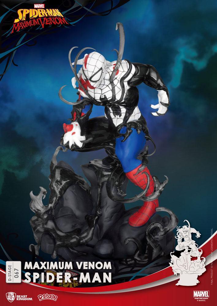 Marvel comics diorama pvc d stage maximum venom spider man 16 cm 5