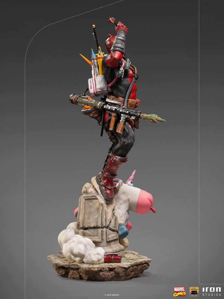 Marvel comics statuette bds deluxe art scale deadpool 24 cm iron studios 4