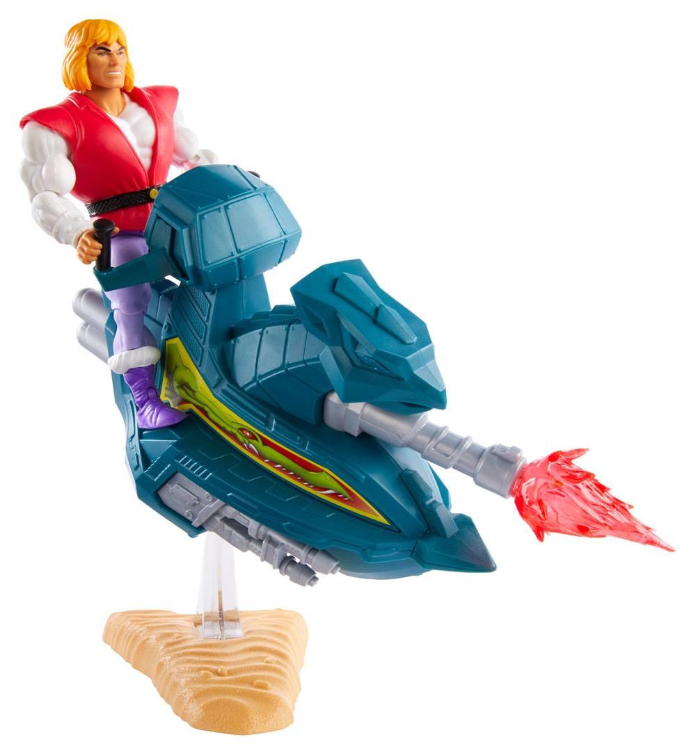 Masters of the universe origins 2020 figurine prince adam with sky sled 14 cm 1